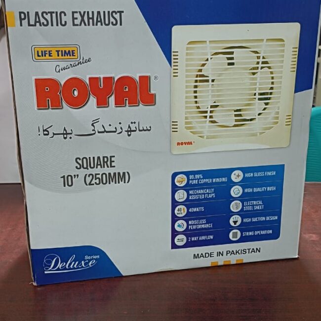 Royal Fan Exhaust 10 inches square shape